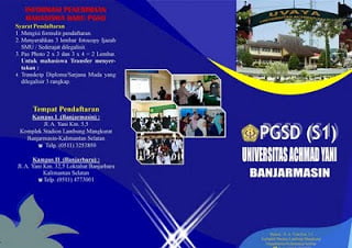 Penerimaan Mahasiswa Baru Prodi PGSD 2015-2016